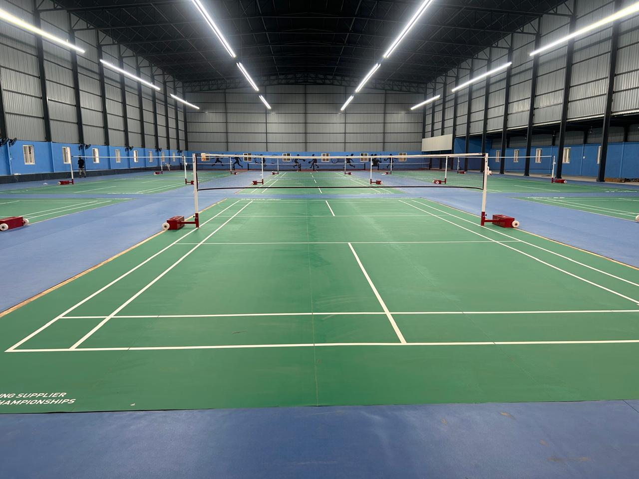 Badminton hall at C Sports