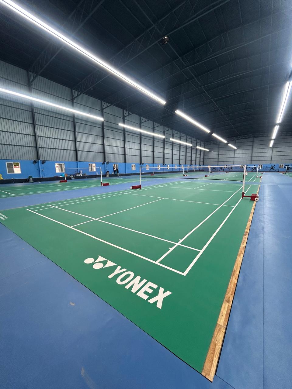 Badminton hall dramatic view at C Sports