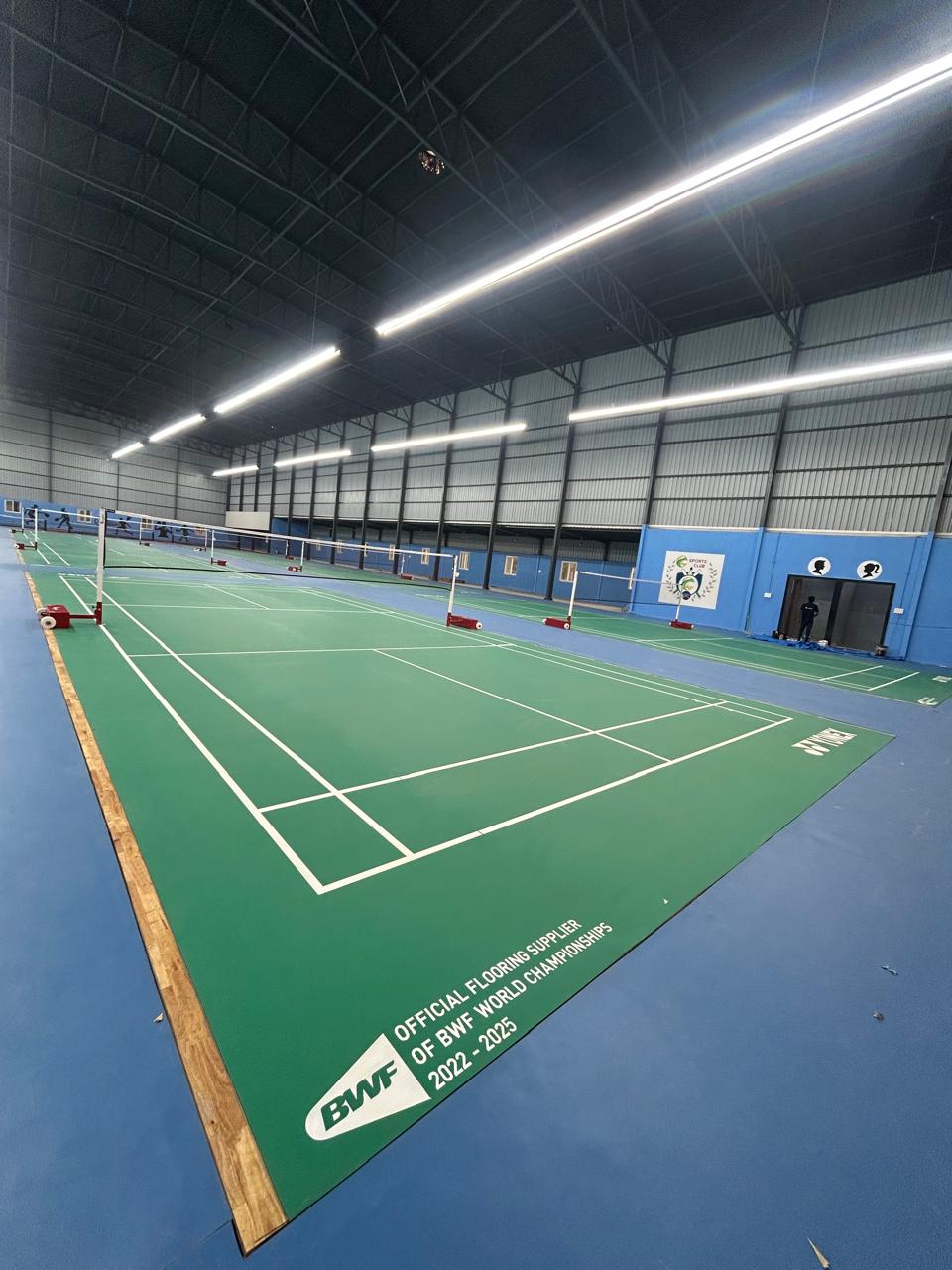 Indoor badminton courts C Sports