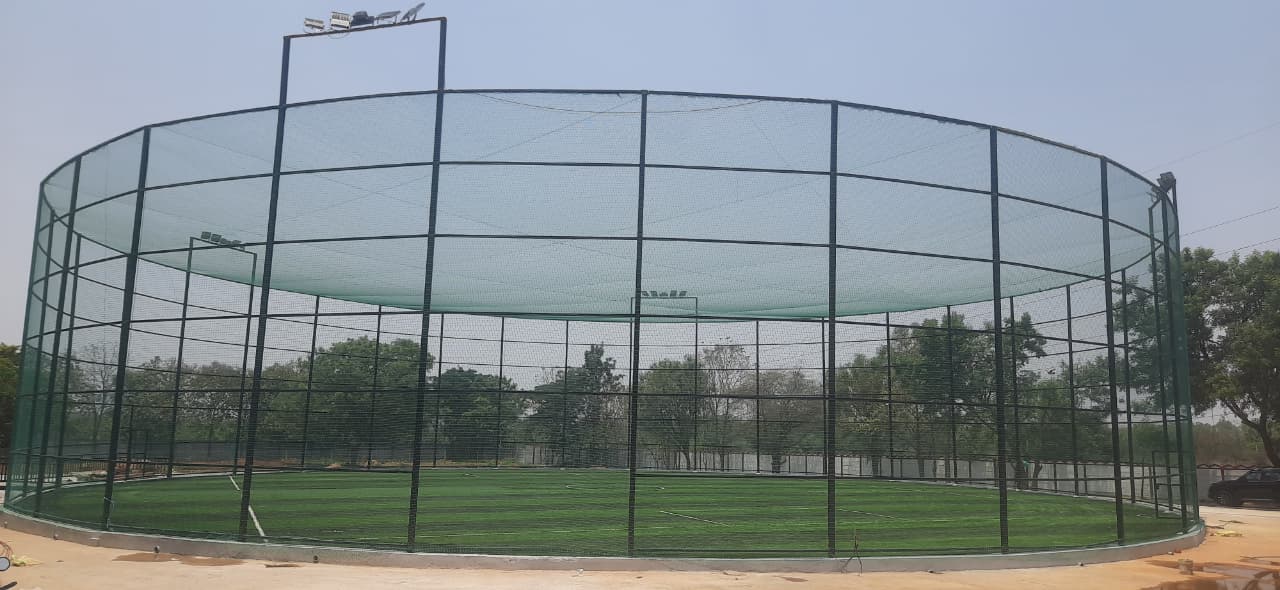 Circular Box Cricket Arena at C Sports — only one of its kind