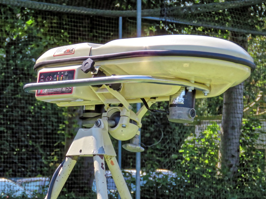 Cricket bowling machine at C Sports